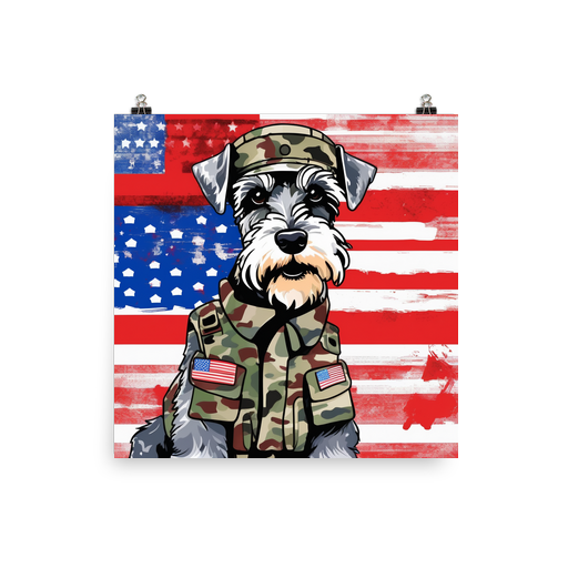 PugMug Custom Miniature Schnauzer Poster