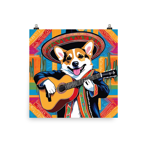 PugMug Custom Pembroke Welsh Corgi Poster