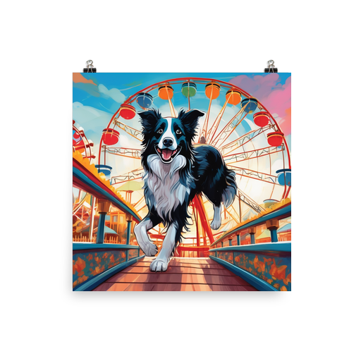 PugMug Custom Border Collie Poster