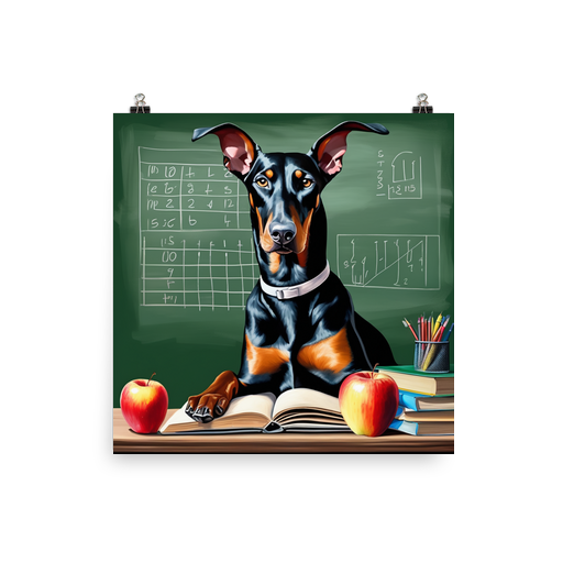 PugMug Custom Doberman Pinscher Poster
