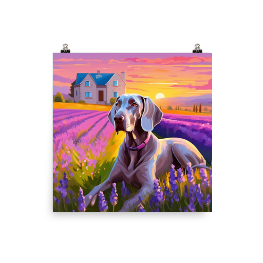 PugMug Custom Weimaraner Poster