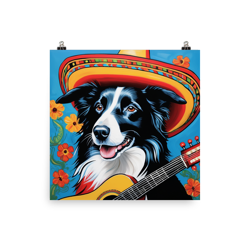 PugMug Custom Border Collie Poster