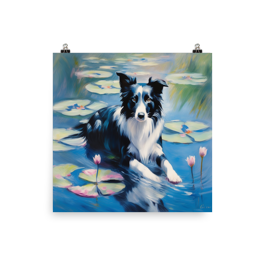 PugMug Custom Border Collie Poster