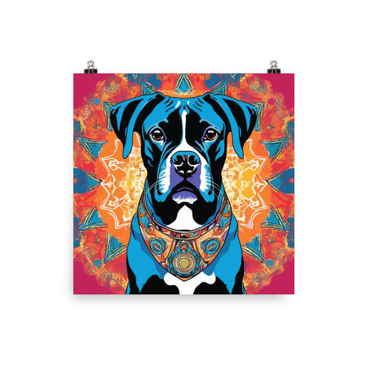 PugMug Custom Boxer Dog Poster