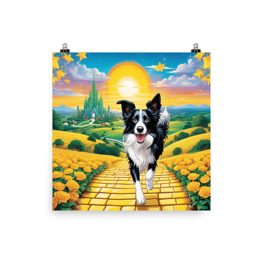 PugMug Custom Border Collie Poster