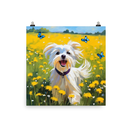PugMug Custom Maltese Dog Poster