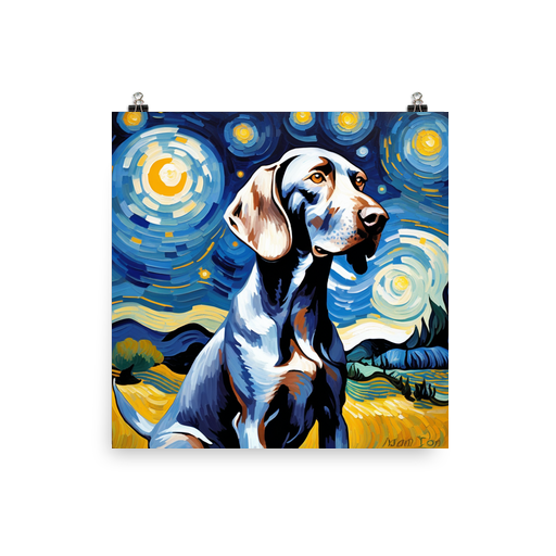 PugMug Custom Weimaraner Poster