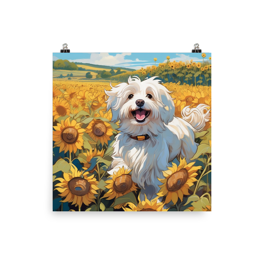 PugMug Custom White Havanese Dog Poster