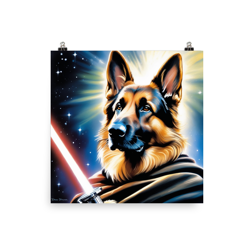 PugMug Custom German Shepherd Dog Poster
