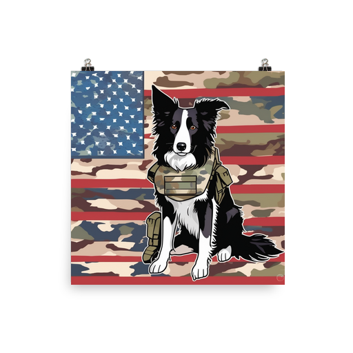 PugMug Custom Border Collie Poster
