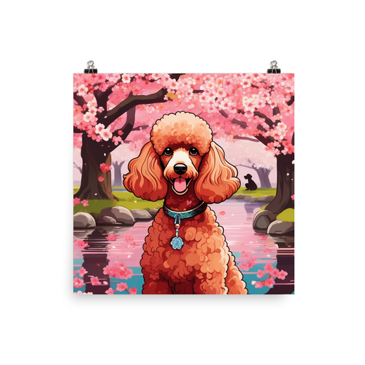 PugMug Custom Tan Poodle Poster