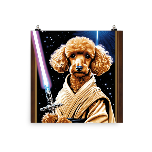 PugMug Custom Tan Poodle Poster