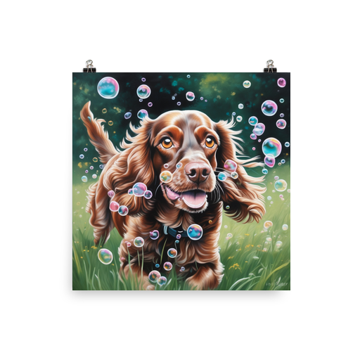 PugMug Custom English Cocker Spaniel Poster