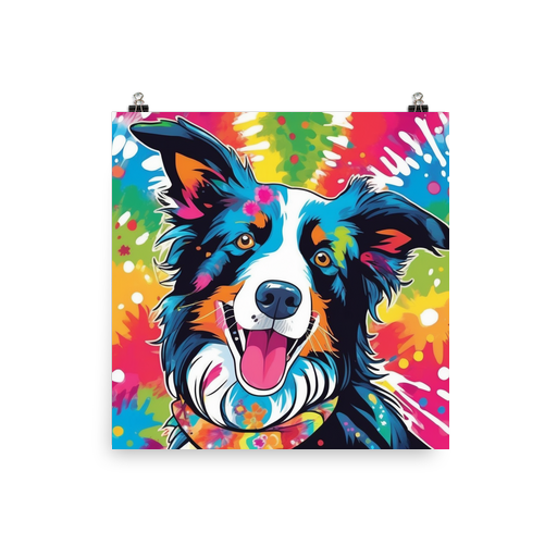 PugMug Custom Border Collie Poster