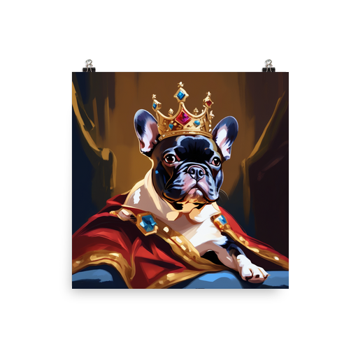 PugMug Custom Tan French Bulldog Poster