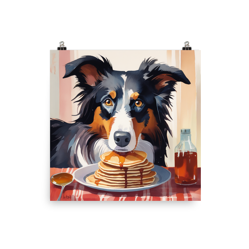 PugMug Custom Border Collie Poster