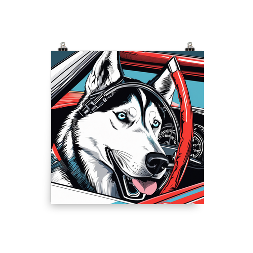 PugMug Custom Siberian Husky Poster