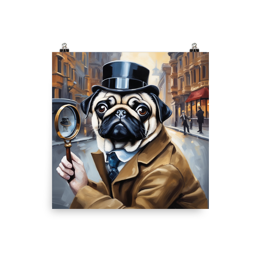 PugMug Custom Pug Poster