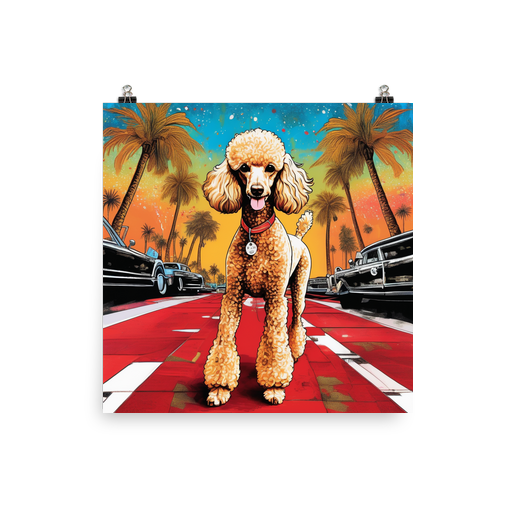 PugMug Custom Tan Poodle Poster
