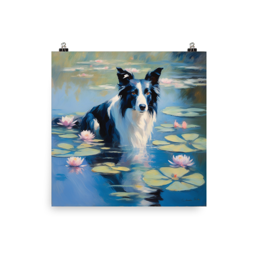 PugMug Custom Border Collie Poster
