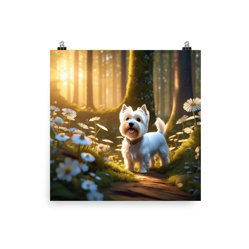 PugMug Custom West Highland White Terrier Poster