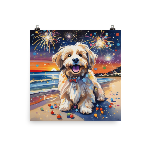 PugMug Custom Tan Havanese Dog Poster