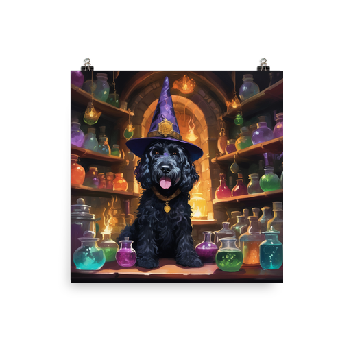 PugMug Custom Portuguese Water Dog Poster