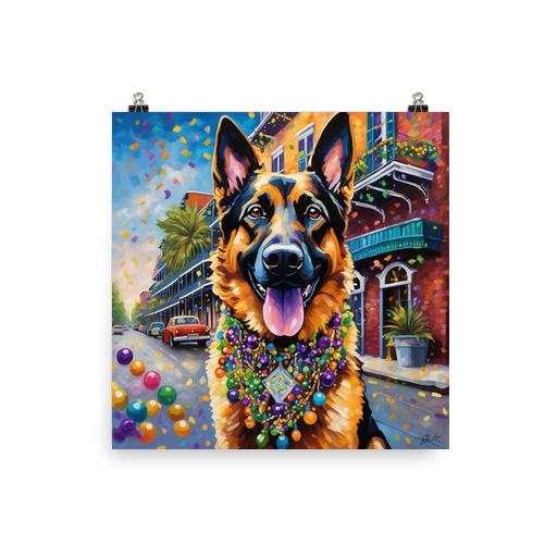 PugMug Custom German Shepherd Dog Poster