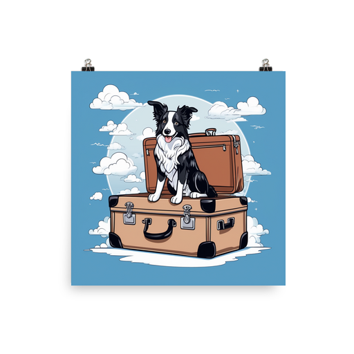 PugMug Custom Border Collie Poster