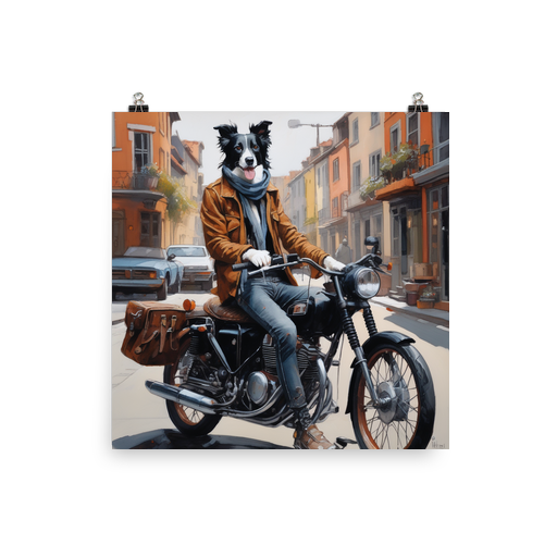 PugMug Custom Border Collie Poster