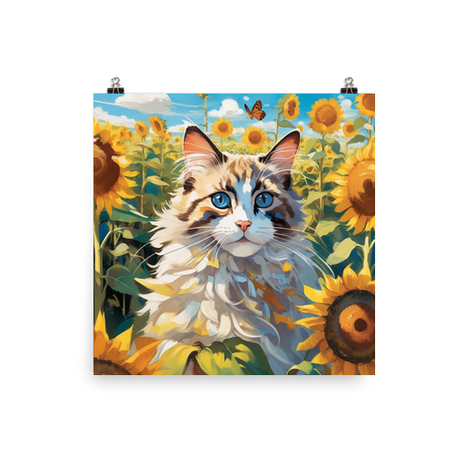 PugMug Custom Tabby Ragdoll Cat Poster