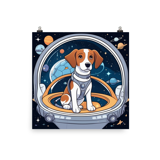 PugMug Custom Brittany Dog Poster