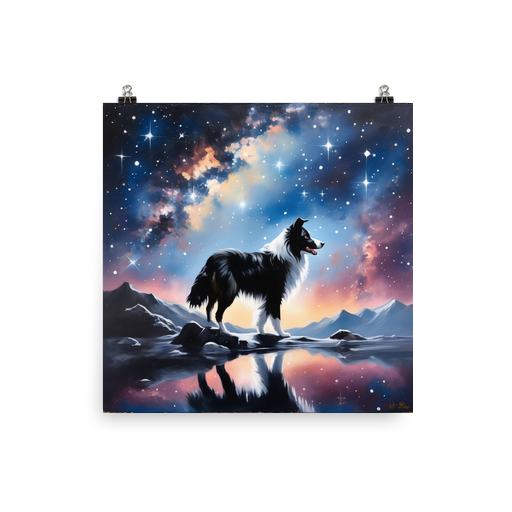 PugMug Custom Border Collie Poster