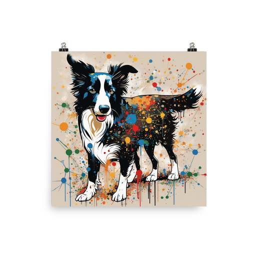 PugMug Custom Border Collie Poster