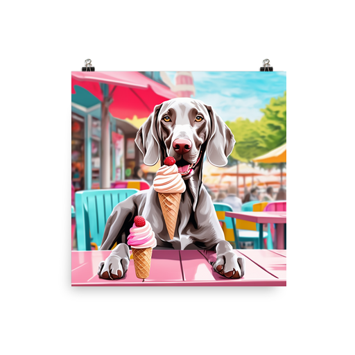 PugMug Custom Weimaraner Poster
