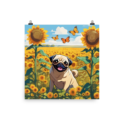 PugMug Custom Pug Poster