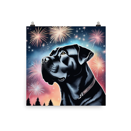 PugMug Custom Cane Corso Poster