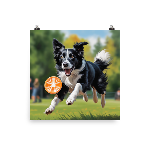 PugMug Custom Border Collie Poster
