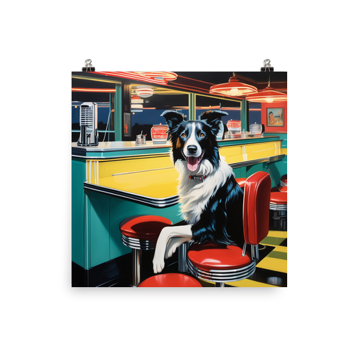 PugMug Custom Border Collie Poster