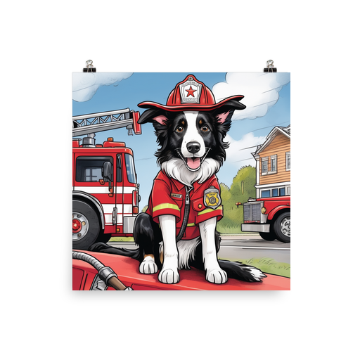 PugMug Custom Border Collie Poster