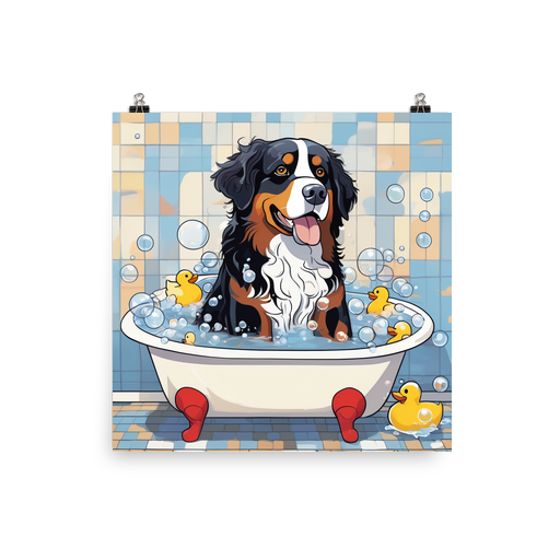 PugMug Custom Bernese Mountain Dog Poster