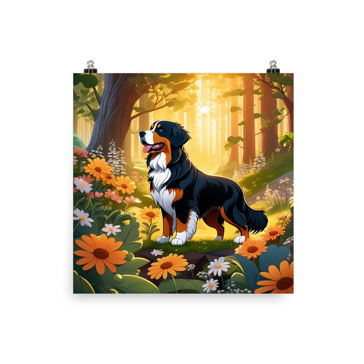 PugMug Custom Bernese Mountain Dog Poster