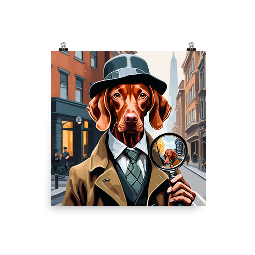 PugMug Custom Vizsla Poster