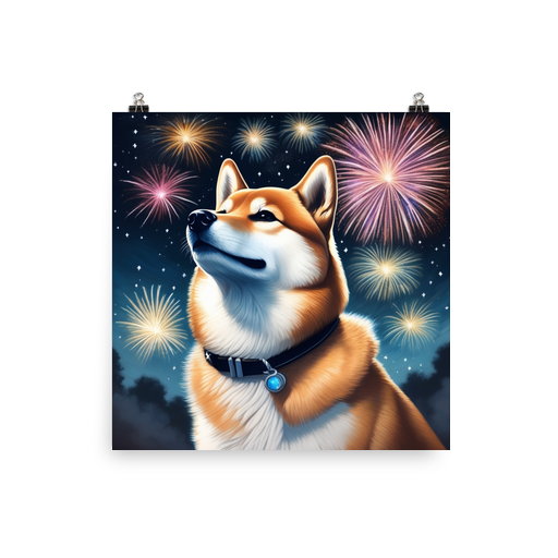 PugMug Custom Shiba Inu Poster
