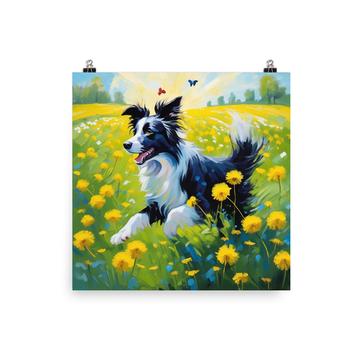 PugMug Custom Border Collie Poster
