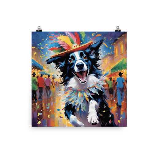 PugMug Custom Border Collie Poster