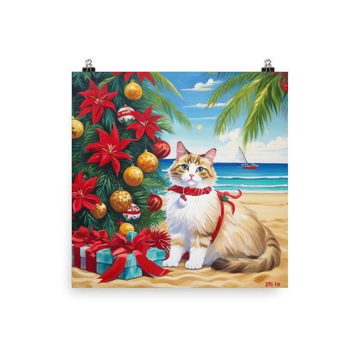 PugMug Custom Tabby Ragdoll Cat Poster