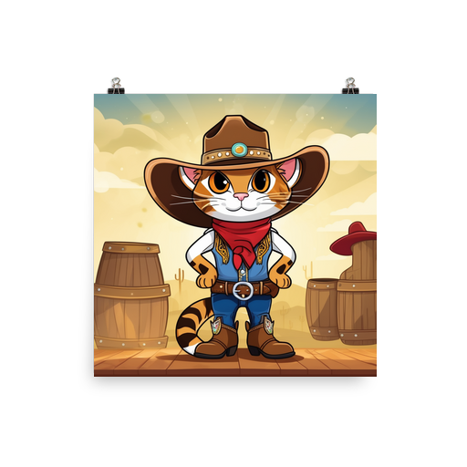 PugMug Custom Tabby Companion Cat Poster