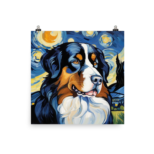 PugMug Custom Bernese Mountain Dog Poster