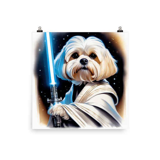 PugMug Custom Maltese Dog Poster